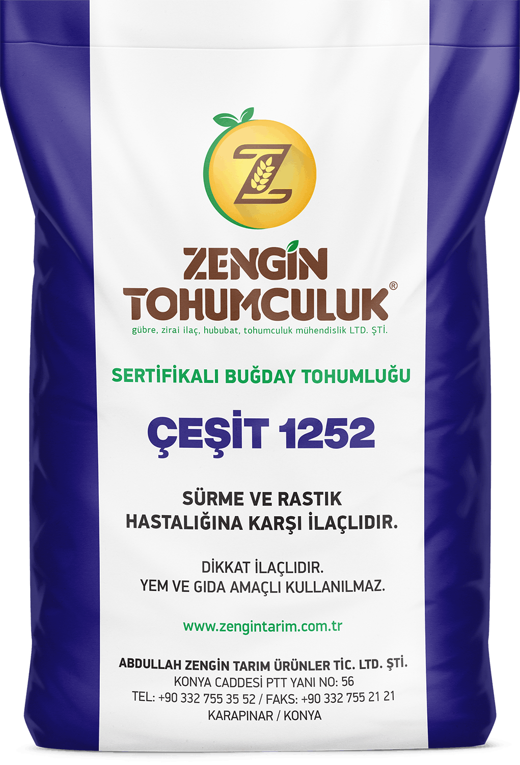 Çeşit 1252 Makarnalık Buğday Tohumu