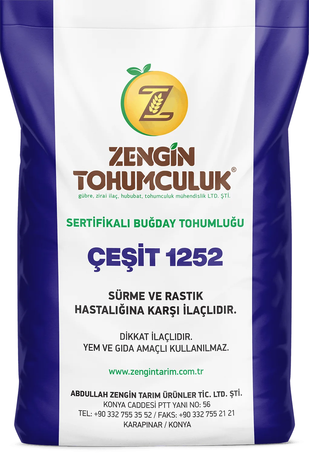 Çeşit 1252 Makarnalık Buğday Tohumu