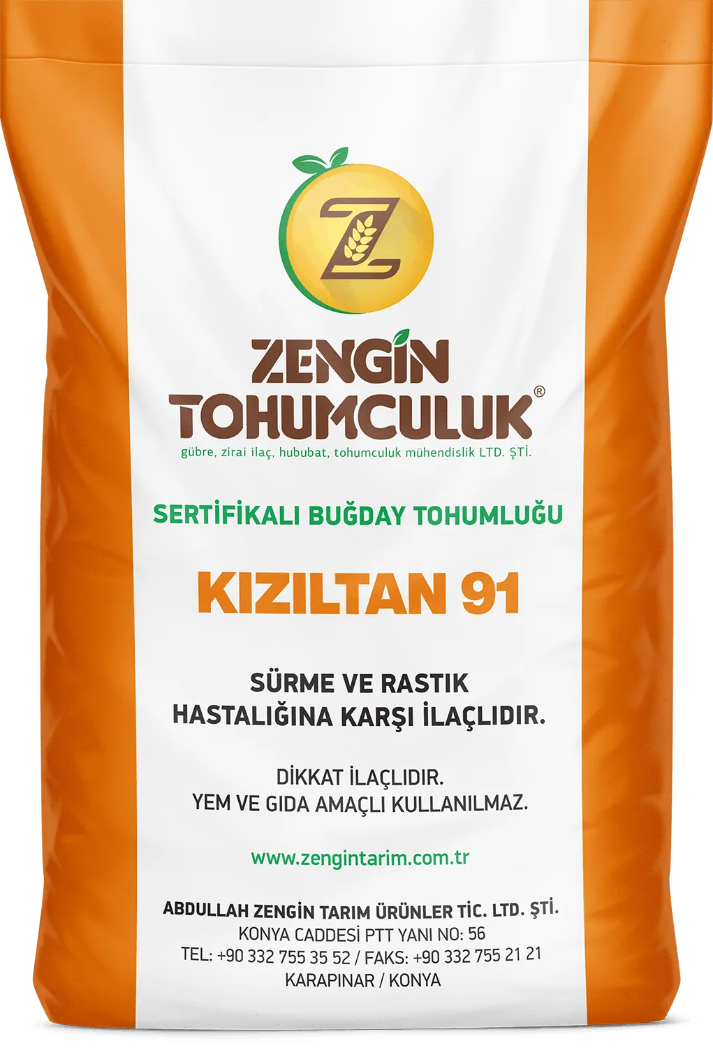 Kızıltan 91 Makarnalık Buğday Tohumu